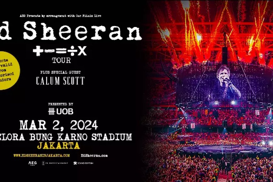 Ed Sheeran Umumkan Tur Matematika 2024, Jakarta Masuk Daftar