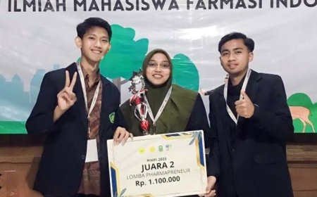 Mahasiswa UIN Malang Sabet Juara 2 Pharmapreneur Design Competition PIMFI 2023
