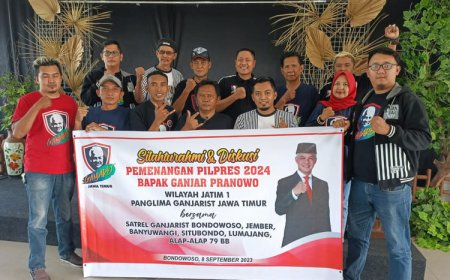 Safari Perdana Ganjarist Jatim, Perkuat Dukungan Ganjar Pranowo