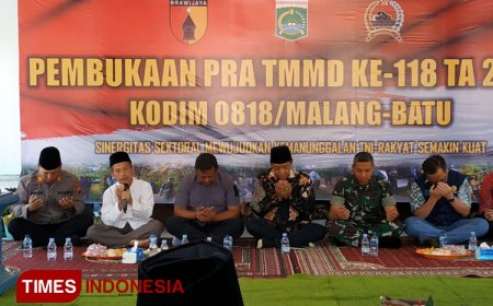 Desa Sumberpetung Jadi Lokasi TMMD ke-118, Kodim 0818 Kabupaten Malang Batu Berikan Bantuan TNI