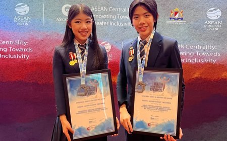 Bikin Kagum Lagi, Mischka dan Devon Terima Penghargaan Youth Achievement Record