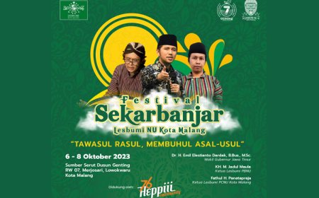 Rayakan Maulid Nabi Muhammad SAW, Lesbumi NU Kota Malang Gelar Festival Sekarbanjar