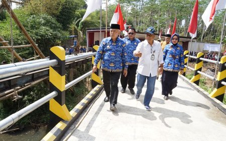 Permudah Mobilitas Warga Dua Desa, Bupati Malang Resmikan Jembatan Jilu