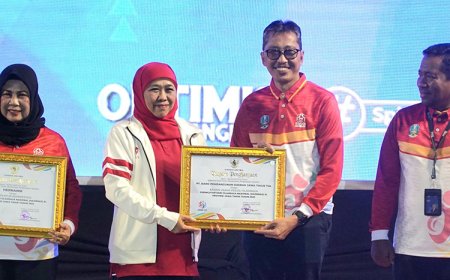 Konsisten Cetak Atlet Berprestasi, Bank Jatim Raih Penghargaan Badan Usaha Peduli Olahraga