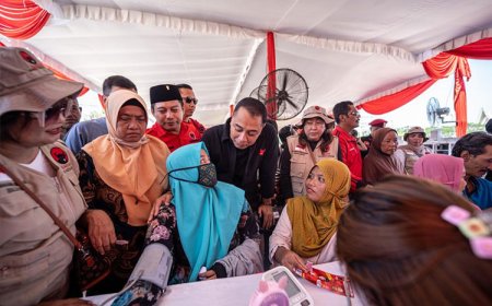 Warga Antusias Ikuti Baksos Kapal Laksamana Malahayati, Eri Cahyadi: Terima Kasih PDIP! 