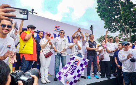 Ketua MPR RI Ikut Meramaikan Fun Walk HUT ke-55 Kadin Indonesia