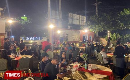 Ribuan Pengunjung Serbu Perayaan 1st Anniversary Angkringan Cak Fer Luminor Hotel Banyuwangi