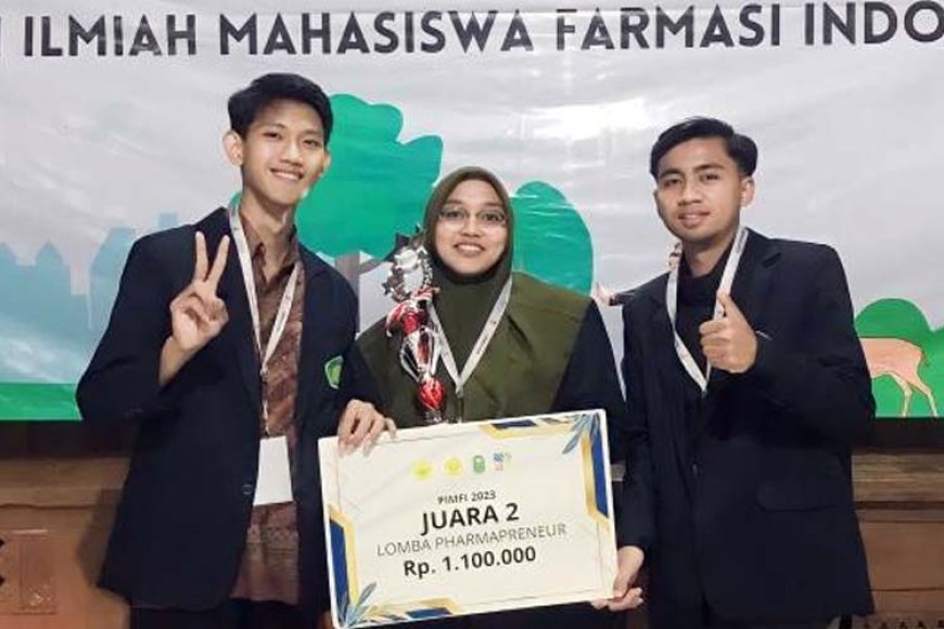 Mahasiswa UIN Malang Sabet Juara 2 Pharmapreneur Design Competition PIMFI 2023