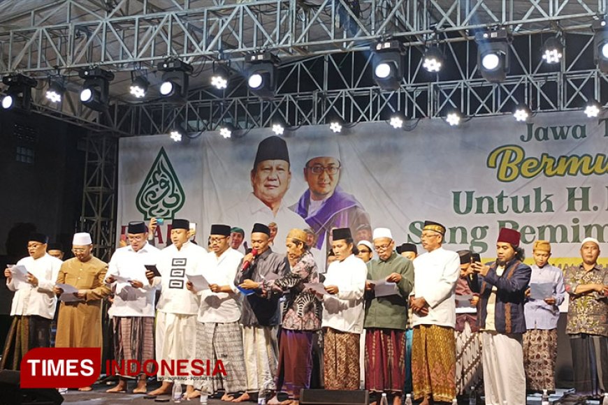 Di Malang, Ratusan Kyai dari 102 Ponpes se Jawa Timur Dukung Prabowo Jadi Presiden