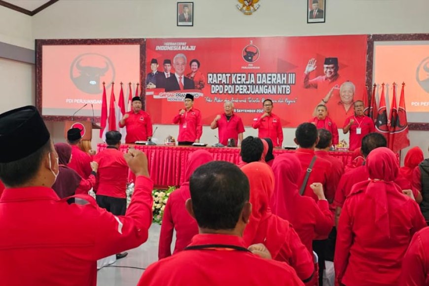 Rakerda PDI Perjuangan NTB Fokus Menyongsong Pilpres dan Pileg 2024