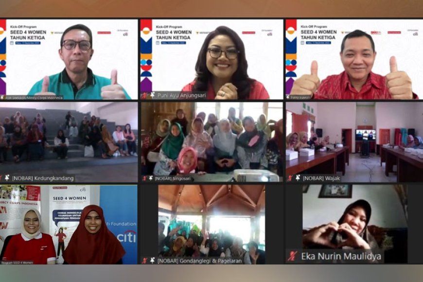 Citi Indonesia dan Mercy Corps Indonesia Gelar Kick&#45;Off Program SEED 4 Women Tahun Ketiga, Berdayakan Lebih dari 800 Perempuan Pengusaha Kecil di Malang