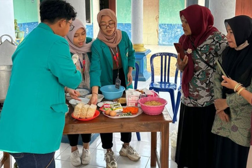 KSM&#45;T Unisma Malang Gelar Pelatihan Nugget Tempe Pada UMKM Desa Sumberpetung