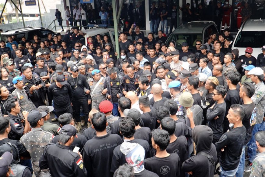 Tuntut BBWS Citanduy Lebih Peka, GRIB Kota Banjar Gelar Unjuk Rasa