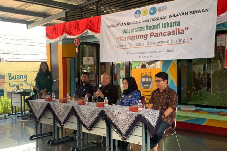 Prof. Komarudin Dorong Pelajar di Jatinegara Kaum Untuk Tanamkan Kecintaan Lingkungan Melalui Lomba Tari Khas Betawi