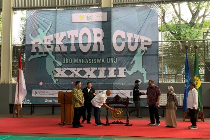 Rektor UNJ Resmi Buka Rektor CUP UNJ Ke&#45;33