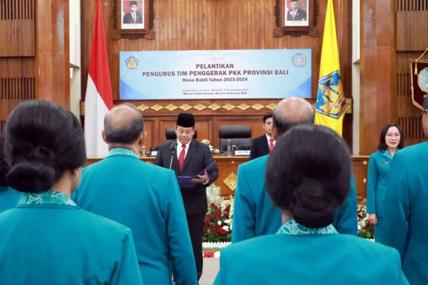 PJ Gubernur Bali Dorong Peranan TP PLK Turunkan Angka Kemiskinan dan Stunting