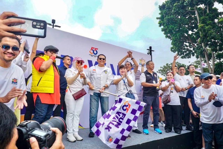 Ketua MPR RI Ikut Meramaikan Fun Walk HUT ke&#45;55 Kadin Indonesia
