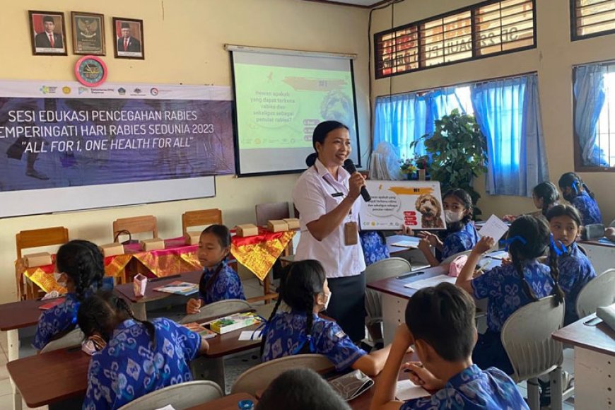 Kota Denpasar Edukasi 1.200 Siswa SD tentang Bahaya Rabies