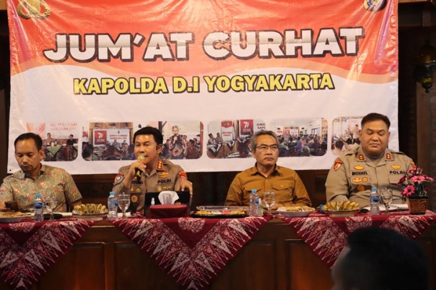 Gelar Jumat Curhat, Polda DIY Dapat Keluhan Soal Pinjol