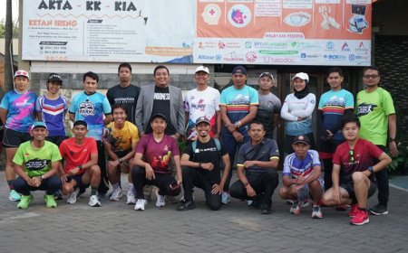 Puguh Wiji Pamungkas Founder RSU Wajak Husada Sambut Peserta Test Ride
