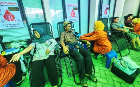 Sejak Dibuka Pendonor Darah di Rumah Aspirasi Indah Kurnia Terus Meningkat