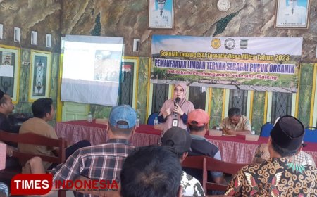 Sekolah Lapang, Upaya Polbangtan Malang Atasi Kelangkaan Pupuk Kimia dengan Organik