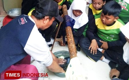Hari Batik Nasional, SDN Mancogeh Kembangkan Kecintaan Industri Batik Tasikmalaya