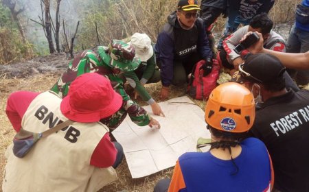 Danrem 081/DSJ Terjunkan Personelnya Atasi Kebakaran Lahan dan Hutan