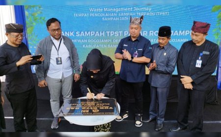 Gerakan Anti Sampah “Yok Kita Gas” BRI, Bupati Resmikan Tempat Pengelolaan Sampah Terpadu dan Bank Sampah di Rogojampi