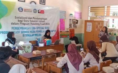 Matching Fund Kedaireka 2023: Mahasiswa PGSD dan Dosen UNIPMA Uji Coba Media Pembelajaran Adaptif di Sekolah Inklusi Magetan