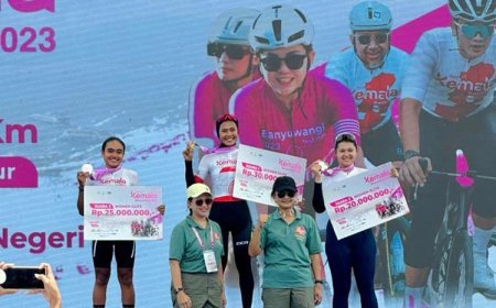 Polresta Malang Kota Sabet 2 Medali di Tour of Kemala Banyuwangi 2023