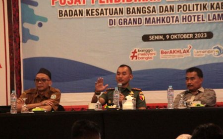 Dandim Lamongan: Pentingnya Menanamkan Rasa Cinta Tanah Air kepada Generasi Muda