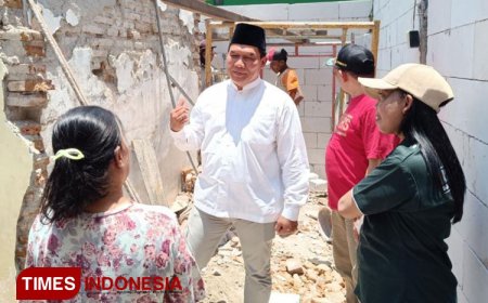 Bambang Haryo Kawal Langsung Program BSPS di Sidoarjo