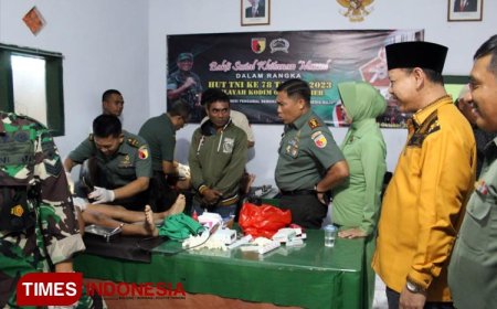HUT ke 78 TNI, Kodim 0824 Jember Gelar Khitanan Massal