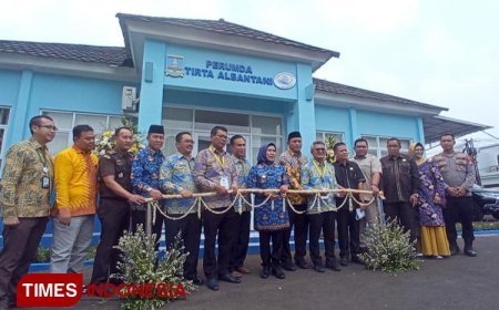 Persemian Gedung Baru Perumda Tirta Al-Bantani, Bupati Minta Pelayanan Ditingkatkan