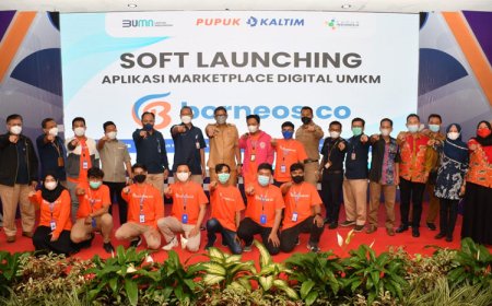 Transaksi Perbulan Borneos.co Capai 10 Ribu, Wujud Komitmen Pemberdayaan Masyarakat Pupuk Kaltim