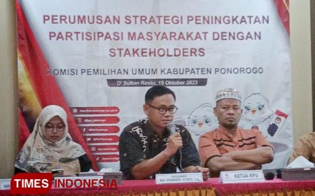 KPU Ponorogo Gelar Rapat Koordinasi Strategi Peningkatan Partisipasi Masyarakat