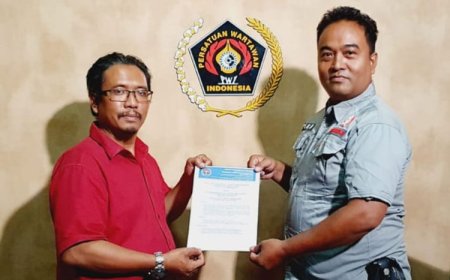 Teuku Faisal Kembali Jabat Kabid Humas PWI Jakarta Barat Masa Bakti 2020-2026