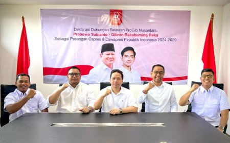 Relawan ProGib Nusantara Deklarasi Dukungan Prabowo-Gibran
