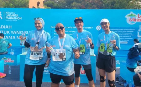 Sejumlah Atlet dan Artis Akui Dapatkan Pengalaman Kesegaran yang Berbeda Bersama Le Minerale di Ajang Jakarta Marathon 2023