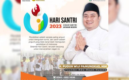 Puguh Wiji Pamungkas Ungkap Peran Santri Sangat Berarti dalam Membangun Negeri