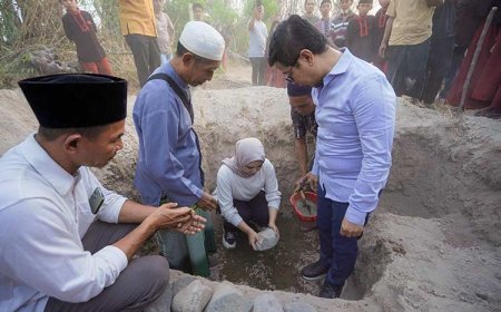 Rannya Agustyra Kristiono Letakkan Batu Pertama Rumah Tahfiz Alquran Ukhuwah Datu Lombok Utara