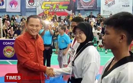 Cetak Rekor, 915 Taekwondoin Ikuti Tasik Open 6 Piala Wali Kota Tasikmalaya