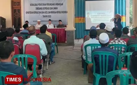 Nasim Khan Harap Peraturan Koperasi dan UMKM Dimanfaatkan Pelaku Usaha di Bondowoso