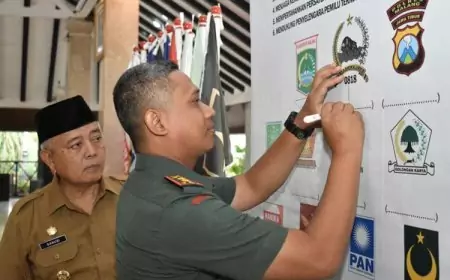 Kodim 0818/Malang Batu Gelar Deklarasi Pemilu Damai