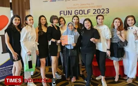 UT Surabaya Hadir Sebagai Sponsor dalam Kegiatan Fun Golf 2023