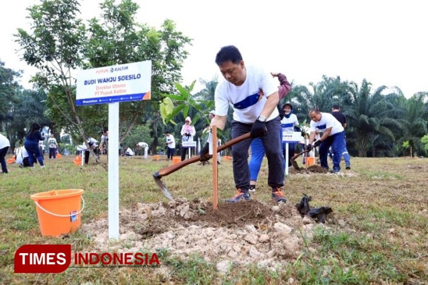 Pupuk Kaltim Dan PI Grup Kolaborasi Tanam Ratusan Bibit Pohon Untuk ...