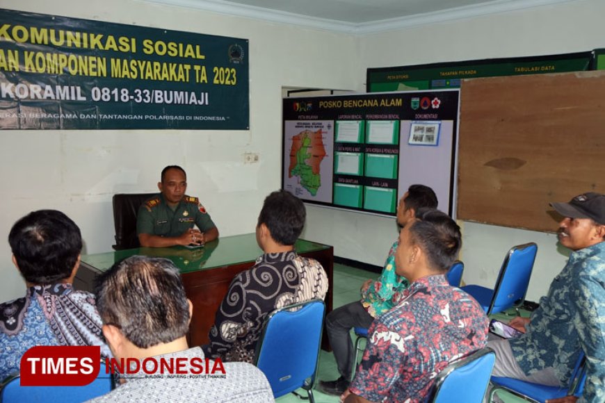 Koramil Bumiaji Kota Batu Gelar Komunikasi Sosial