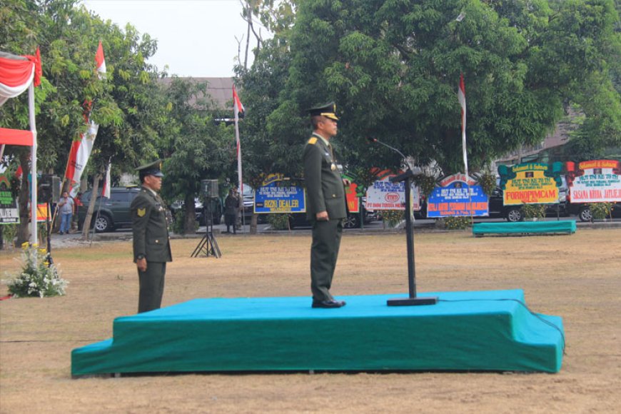 Peringatan HUT Ke&#45;78 TNI, Ini Pesan Komandan Korem 082/CPYJ Mojokerto