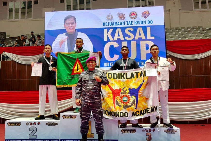 Atlet Taekwondo Yonif 321/GT Sabet 2 Medali pada Ajang Kejurnas KASAL CUP TNI&#45;POLRI